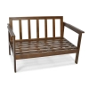 Sofa ogrodowa 2-osobowa ogrodowa BELLA - brąz/beż