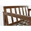 Sofa ogrodowa 2-osobowa ogrodowa BELLA - brąz/beż