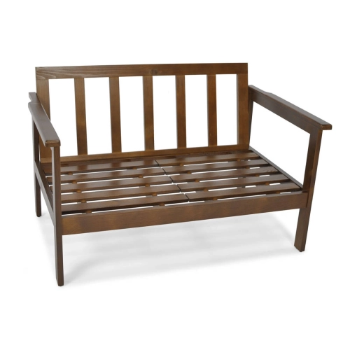 Sofa ogrodowa 2-osobowa ogrodowa BELLA - brąz/beż